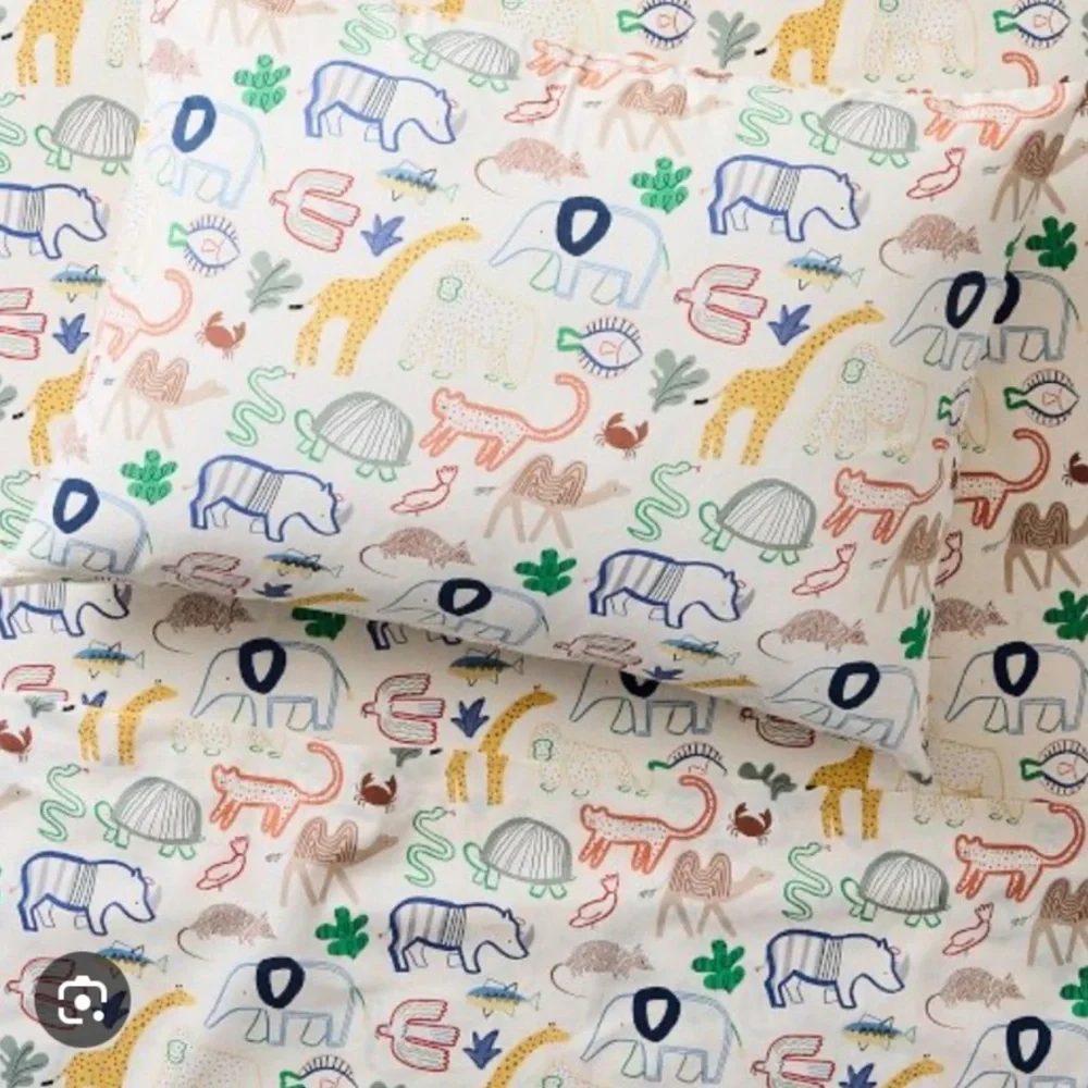 West Elm Kid’s Animal Print Duvet Cover
